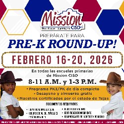 Pre-K Round-Up febrero 16-20