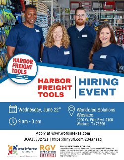 Harbor Freight Tools Hiring Event